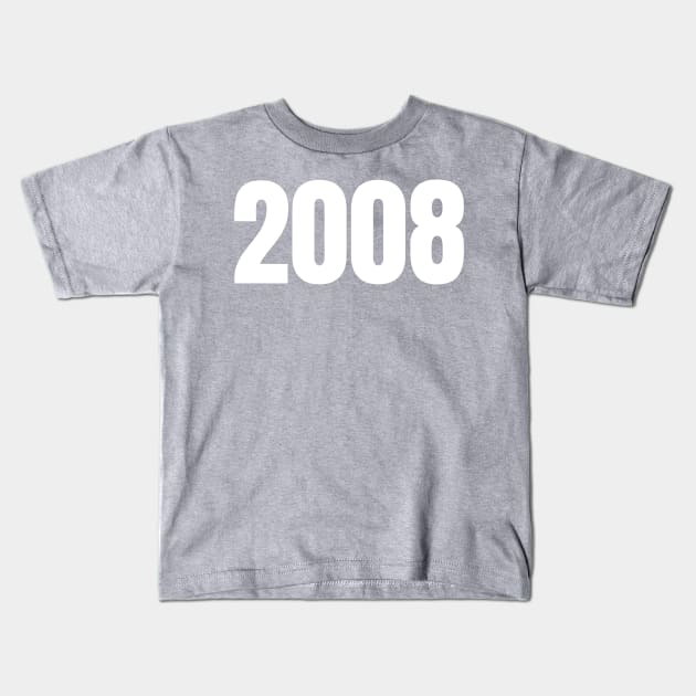 2008 Kids T-Shirt by blueduckstuff